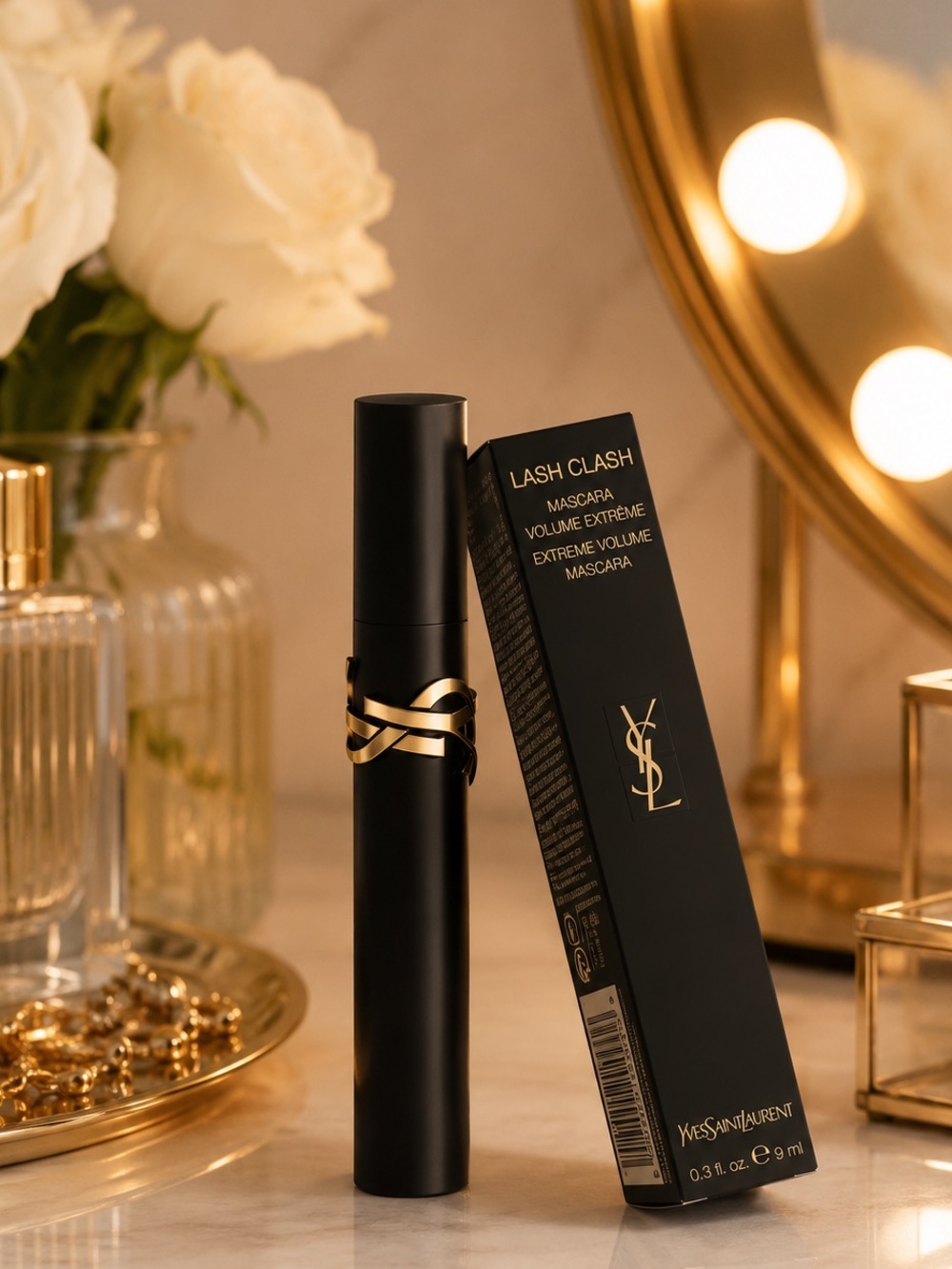 NEW YSL LASH CLASH EXTREME VOLUME Mascara Black Yves Saint Laurent FULL SIZE